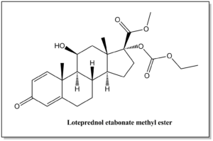Loteprednol etabonate methyl ester
